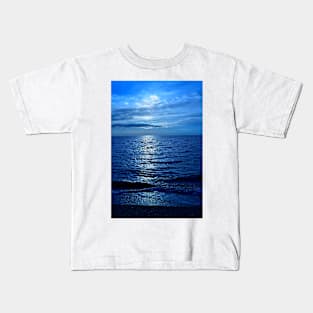 Blue On Blue Kids T-Shirt